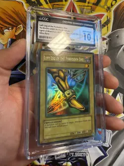 CGC 10 Gem Mint Left Leg of the Forbidden One LOB-121 Faded 1.5 Print Yugioh - Image 2