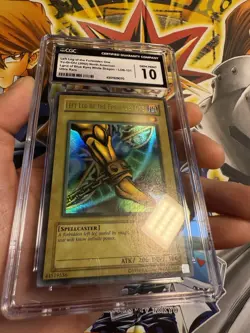 CGC 10 Gem Mint Left Leg of the Forbidden One LOB-121 Faded 1.5 Print Yugioh - Image 5