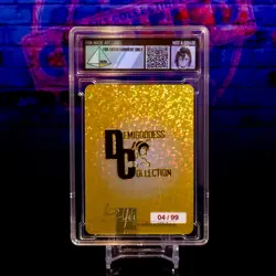 Momo Ayase Waifu Card Encased #/99 Gold Demigoddess Collection SLAB Dandadan ACG - Image 3