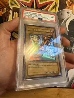 PSA 9 Mint Right Leg of the Forbidden One LOB-120 1.5 Print Ultra Rare Yugioh - Image 3