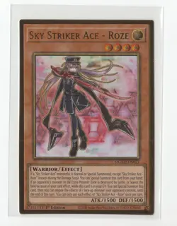 Yugioh Sky Striker Ace Roze MGED-EN021 Gold Rare 1st Ed Nm - Image 1