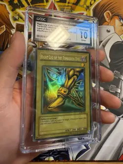 CGC 10 Gem Mint Right Leg of the Forbidden One LOB-120 Faded WAVY Ultra Yugioh - Image 4
