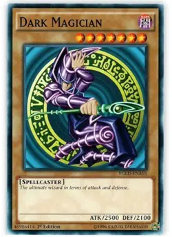 *** DARK MAGICIAN *** 1ST EDITION ORIGINAL ART MINT CONDITION LDK2-ENY10 YUGIOH! - Image 1