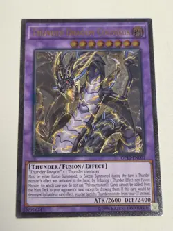 Thunder Dragon Colossus OP10-EN001 Ultimate Rare Yugioh Tournament Pack 10 UTR - Image 1
