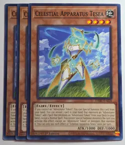 Yugioh x3 Celestial Apparatus Tesea DABL-EN028 Common 1st Edition - Image 1