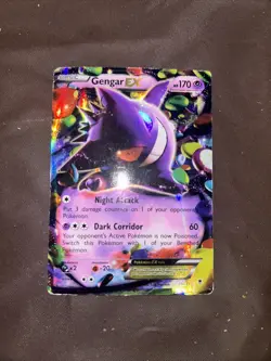 Pokemon Card Gengar EX 34/119 XY Phantom Forces Full Art Holo Rare 146💎NM💎 - Image 1