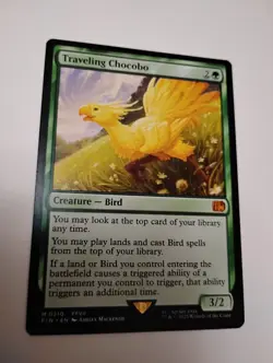 Traveling Chocobo Final Fantasy MTG card (non-foil) - Image 1