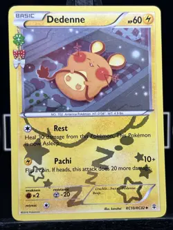 Pokemon TCG Dedenne Holo Card From The Generation Radiant Collection RC10/RC32 - Image 3