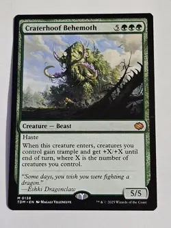 Craterhoof Behemoth Tarkir: Dragonstorm Regular - Image 1