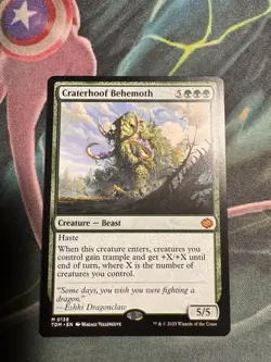 Craterhoof Behemoth Tarkir: Dragonstorm Regular - Image 1