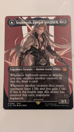 Sephiroth, Fabled SOLDIER (Borderless) (0382) Final Fantasy Regular - Image 1