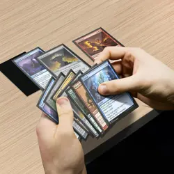 Black Card Sleeves Fit for MTG, 300 Pack Perfect Standard 300, - Image 3