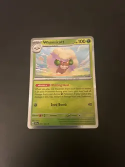 Whimsicott - 015/162 Temporal Forces Holo Rare 15/162 Pokemon Card NM - Image 1