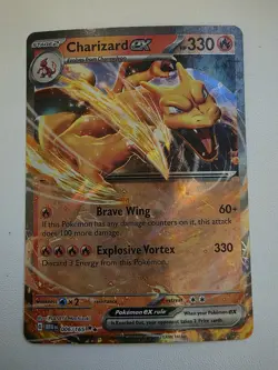 Pokemon TCG Charizard EX Card 06/165 Scarlett & Violet 151 Series - Image 1