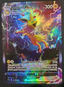 Jolteon VMAX SWSH184 SWSH: Sword & Shield Promo Cust0m Fan Art Card - Image 1