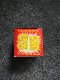 Pokemon Cards 23K Gold Plated CHARIZARD Trading Card 1999 Burger King Ball - - Image 2