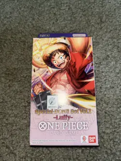 One Piece Card Game Special DON!! Set Vol. 1 Luffy NEW SEALED IN HAND - Image 1