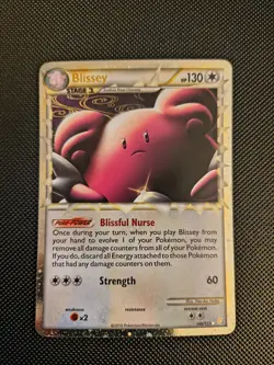 Blissey Prime 106/123 HeartGold & SoulSilver Ultra Rare Pokemon Card - Image 1