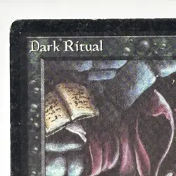 Vintage MTG Limited Edition Beta Dark Ritual Magic the Gathering Card LP - Image 2