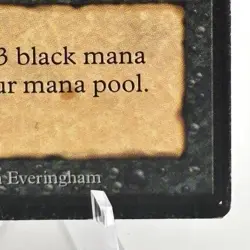 Vintage MTG Limited Edition Beta Dark Ritual Magic the Gathering Card LP - Image 4