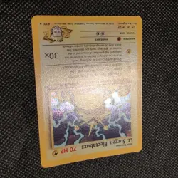 Lt. Surge's Electabuzz 6/132 Holo Gym Heroes Pokemon Card TCG - Image 2