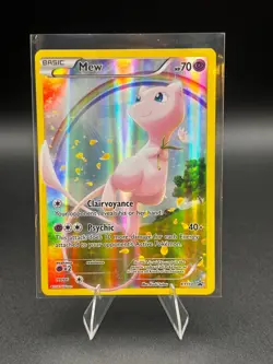 Pokemon Mew XY110 English Black Star Promo Card Holo Mythical Collection - Image 1