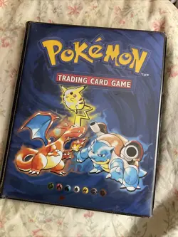 1999 Pokemon Trading Card Game Collector’s Binder Wizards With 59 Cards - Image 1