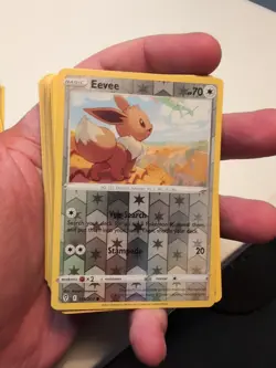 Pokemon Card Lot 220 OFFICIAL TCG Cards Commons Pikachu Charmander Eevee Meowth - Image 4