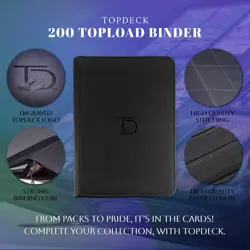 200 TopLoader Binder - 9 Pocket Card Binder Album - TCG Secure Storage Sleeve... - Image 3