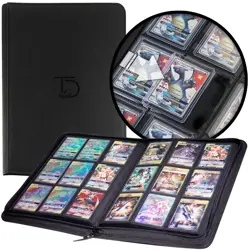 200 TopLoader Binder - 9 Pocket Card Binder Album - TCG Secure Storage Sleeve... - Image 1