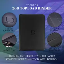 200 TopLoader Binder - 9 Pocket Card Binder Album - TCG Secure Storage Sleeve... - Image 3