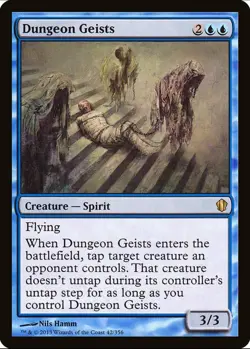 X 1 Dungeon Geists NM Commander 042 MTG Magic The Gathering - Image 1