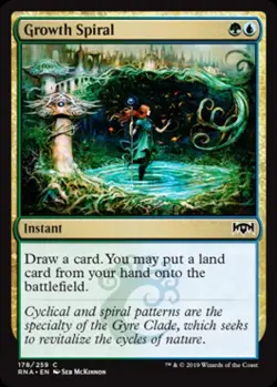 Growth Spiral - Near Mint MTG Ravnica Allegiance - Image 1