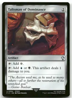 Talisman of Dominance 364 MTG Commander: FINAL FANTASY U NM - Image 1