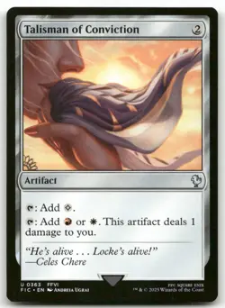 Talisman of Conviction 363 MTG Commander: FINAL FANTASY U NM - Image 1