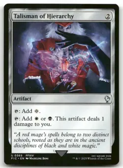 Talisman of Hierarchy 365 MTG Commander: FINAL FANTASY U NM - Image 1