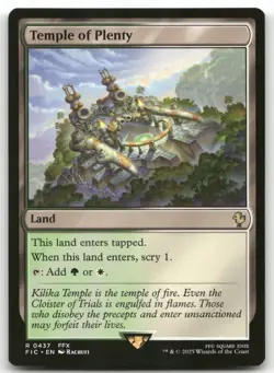 Temple of Plenty 437 MTG Commander: FINAL FANTASY R NM - Image 1