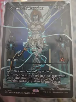 Aetherdrift:MTG Cursecloth Wrappings Showcase Foil - Image 1