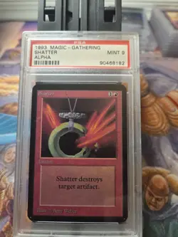 Shatter MTG Magic the Gathering Alpha PSA 9 Vintage Old School Collectible - Image 1