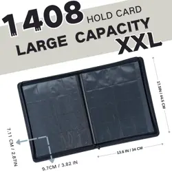 1408+ Pockets Trading Card Binder, 16-Pocket Card Ablum Compatible with MTG,S... - Image 2