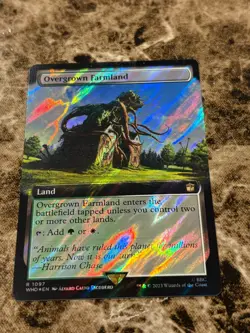OVERGROWN FARMLAND Magic Gathering MTG Dr Who Surge Foil - Image 1
