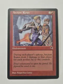 Ancient Runes - Tempest MTG Magic the Gathering Uncommon Card - Image 1