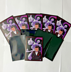 POKEMON ETB SLEEVES LOT (x45) Darkrai, Mewtwo, Lucario, Iono, Cynthia, Garchomp - Image 4