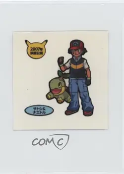 Ash Ketchum & Turtwig Japanese Daiichi Pokemon Bread Deco Chara Stickers 0q9m - Image 1