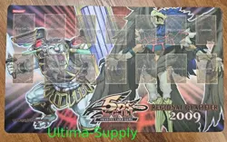 2009 Yugioh! Official Regional Qualifier Gladiator Beast & Blackwing Playmat - Image 1