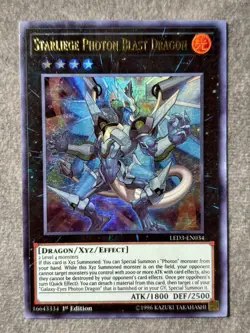 Yugioh - Starliege Photon Blast Dragon - Ultra Rare Holo - 1st Edition Card - Image 1