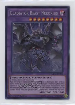 Gladiator Beast Nerokius 1st Ed. YuGiOh Mega-Tins Mega Pack #MP15-EN051 0d08 - Image 1