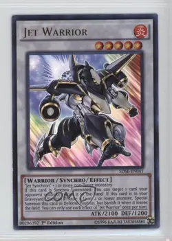 Jet Warrior 1st Ed. YuGiOh Synchron Extreme Structure Deck #SDSE-EN041 0g4 - Image 1