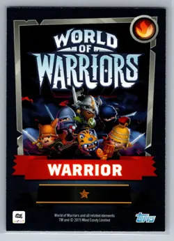 2015 Topps World of Warriors Trading Card Game Zazan #48 - Image 2