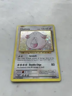 Pokemon TCG Chansey Evolutions 2016 Holo Card 70/108 Rare - Image 2